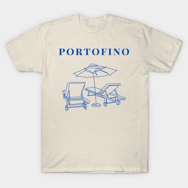 Portofino Beach Vibes Italy T-Shirt by yourstruly